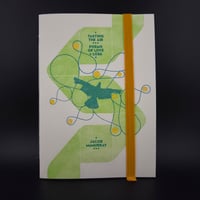 Image 1 of Tasting the Air: Poems of Love + Loss / blackout poetry zine