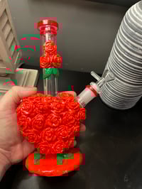 Image 4 of  Roses Glass Bong 9"