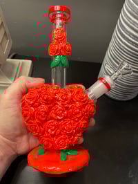 Image 5 of  Roses Glass Bong 9"