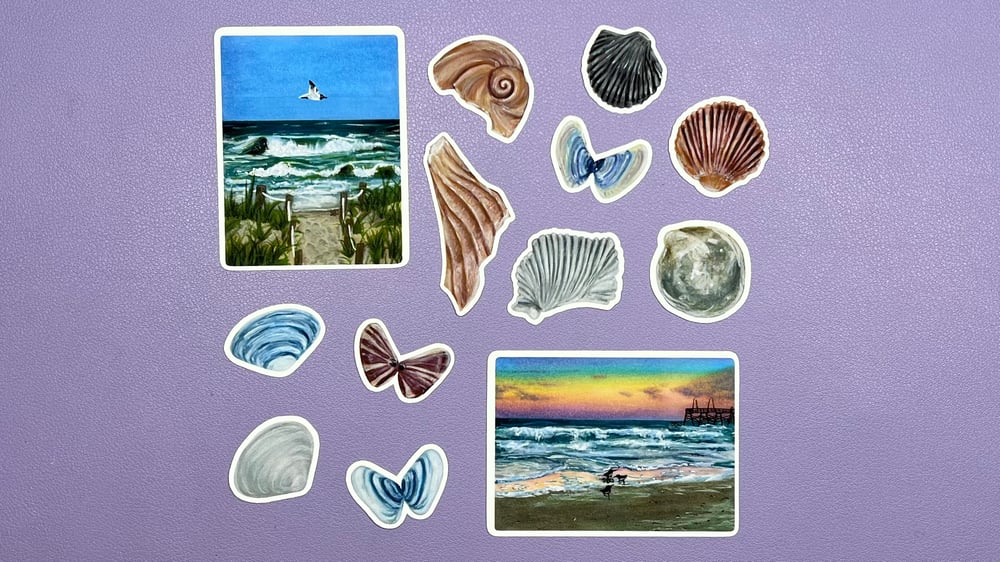 Image of Beach Sticker Pack