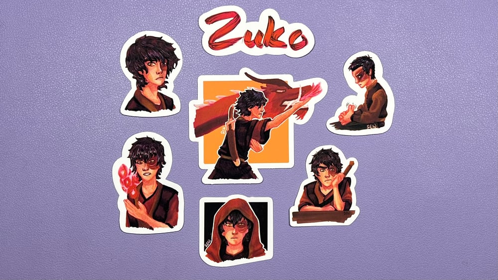 Image of Fire Prince Sticker Pack