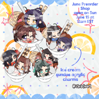 【PREORDER】M.X.T.X Couple Ice Cream Sundae Magnet 【PREORDER】