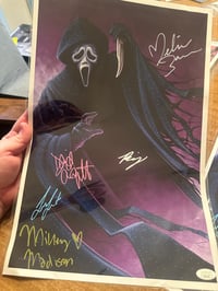 Ghostface Posted Autographed (1131) - DAMAGED.
