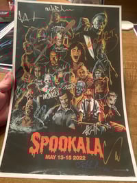 Spookala 1 Poster Autographed