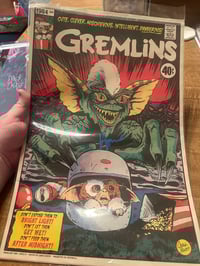 Spookala Gremlins Poster Autographed by Howie Mandel