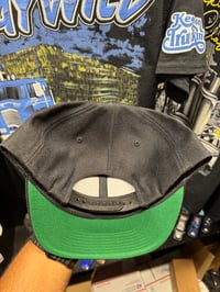 Image 3 of 10LugMafia leather Patch flat bill hat 