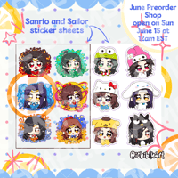 Image 1 of 【PREORDER】M.X.T.X Other Old Sticker Sheets