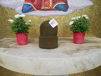 Image 1 of CROSS BEANIE BROWN