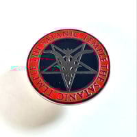Image 1 of The Satanic Temple Official Merchandise Enamel Pin SOLD OUT ONLINE