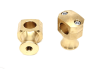 Image 1 of SHORTY STYLE BRASS RISER SET 1 INCH