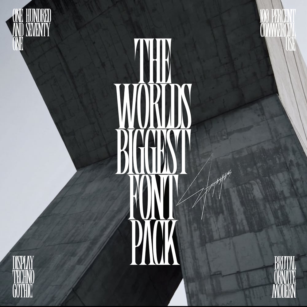 WORLDS BIGGEST FONTPACK™