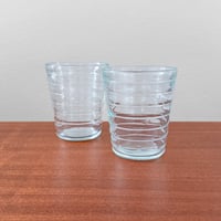 Image 1 of Aino Aalto Clear Glass Tumblers