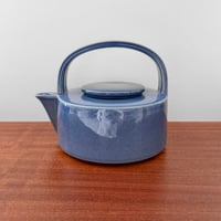 Image 1 of Signe Persson-Melin Rörstrand Blue Stoneware Teapot
