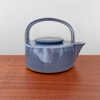 Image 2 of Signe Persson-Melin Rörstrand Blue Stoneware Teapot
