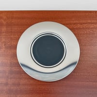 Image 3 of Signe Persson-Melin Boda Nova Glass Tea Cup with Steel Saucer