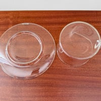 Image 4 of Signe Persson-Melin Boda Nova Glass Tea Cup with Saucer