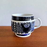 Image 1 of Arabia Finland Sinilintu Large Chocolate Cup