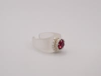 Image 3 of Red Stone and White Dress