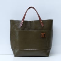 Image 1 of Handheld Tote with hex base