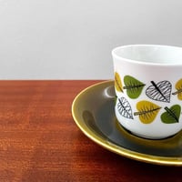 Image 2 of Upsala-Ekeby/Gefle Bladranka Coffee Cup with Saucer