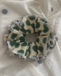 Image 2 of Polka Dot Ruffle Scrunchie #3