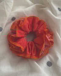 Image 2 of Polka Dot Ruffle Scrunchie #5