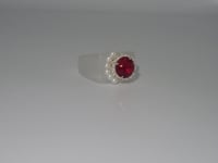 Image 11 of Red Stone and White Dress