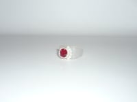 Image 8 of Red Stone and White Dress