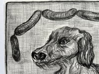 Image 4 of Sausages. Original drawing