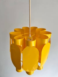 Image 4 of LAMPARA VINTAGE DE TECHO AMARILLA (b), AÑOS 70