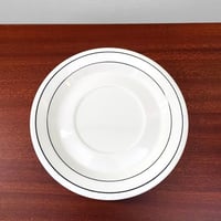 Image 3 of Arabia Finland Krokus Black and White Tea Cup with Saucer