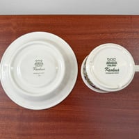 Image 4 of Arabia Finland Krokus Coloured Tea Cup with Saucer