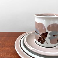 Image 2 of Arabia Finland Koralli Coffee Cup Trio Set