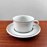 Image 1 of Arabia Finland Fennica Tea Cup with Saucer