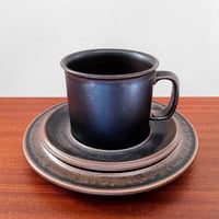 Image 1 of Arabia Finland Ruska Large Mug Trio Set