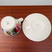 Image 5 of Arabia Finland Valmu Tea Cup Trio Set