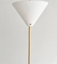 Image 8 of LAMPARA VINTAGE BEIS-BLANCA , AÑOS 70