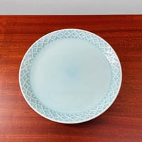 Image 1 of Quistgaard Cordial Palet Turquoise Cake Plates