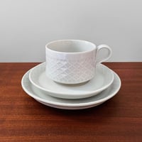 Image 1 of Quistgaard Cordial Palet Off-White Tea Cup Trio Set