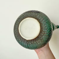 Image 6 of Stig Lindberg Gustavsberg Turquoise Stoneware Teapot