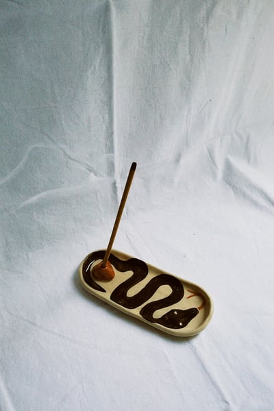 Image of Snake incense holder