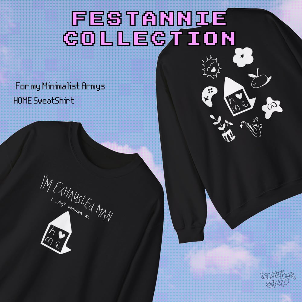 Image of I Just Wanna Go HOME Oversized Sweatshirt