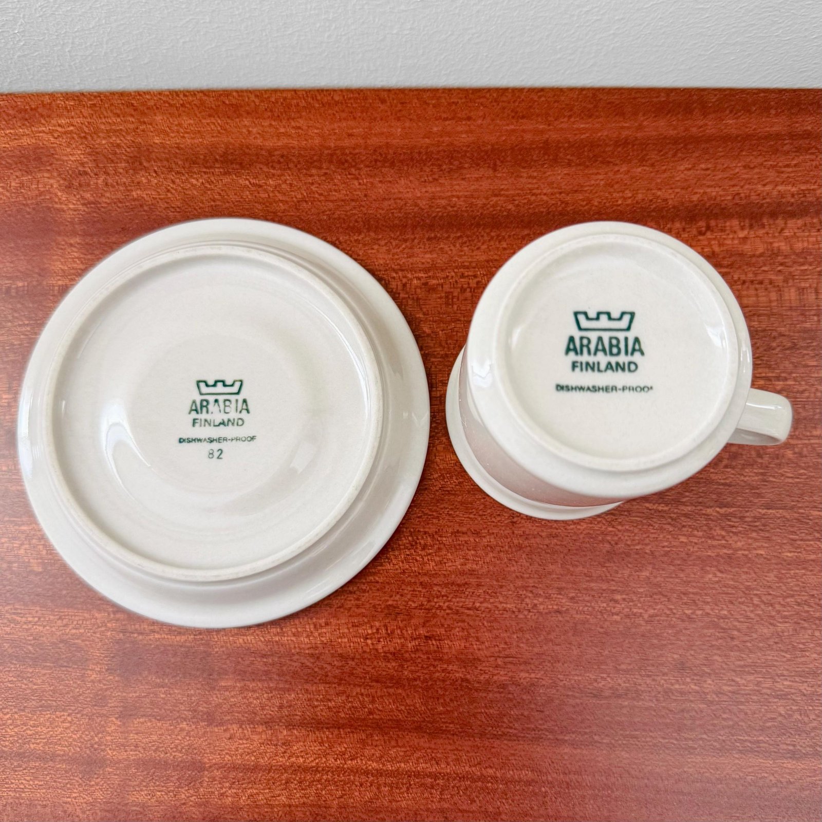 Arabia Finland Fennica Coffee Cups with Saucers | Nordic Wares Store