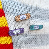 Image 2 of Positive Plasters Enamel Pin Set