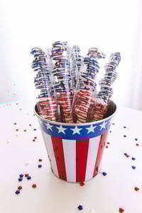 Image 2 of Stars and Stripes Pretzee Dozen