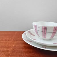 Image 2 of Rörstrand Striped Tea Cup Trio Set