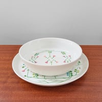 Image 1 of Gustavsberg Linnea Bowl and Plate