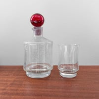 Image 1 of Tamara Aladin Star Glass Decanter with Tumbler