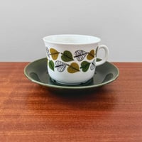 Image 1 of Upsala-Ekeby/Gefle Bladranka Tea Cup with Saucer