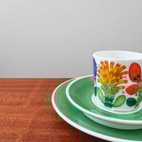 Image 2 of Gustavsberg Tahiti Coffee Cup Trio Set